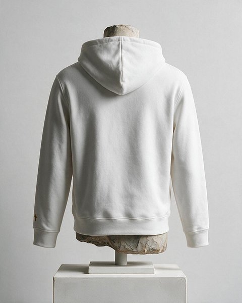 SOLA GRATIA ORGANIC-BLEND SIDE-POCKET HOODIE