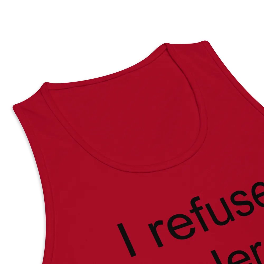 I refuse to tolerate gluten tank top product image (29)