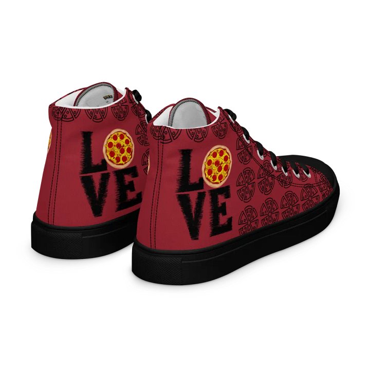 Love Pizza High Top Red/Black Male product image (1)