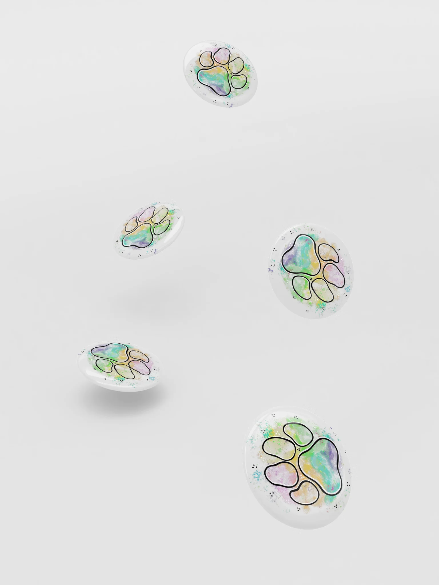 Paw Print Pin product image (10)