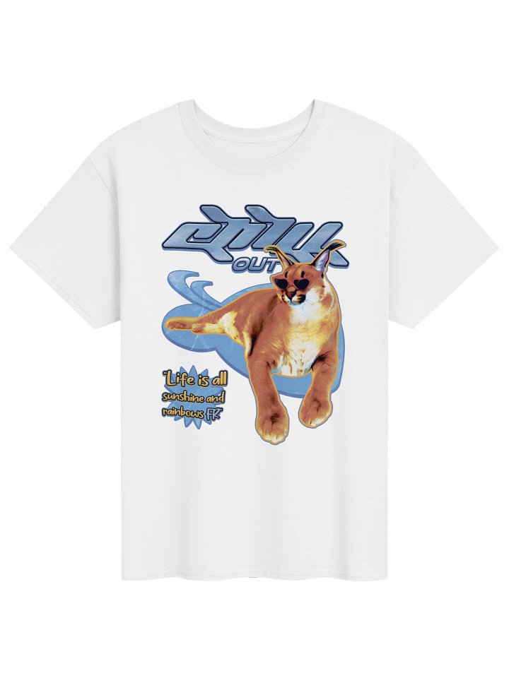 "CHILLOUT!" Y2K Style T-Shirt product image (1)