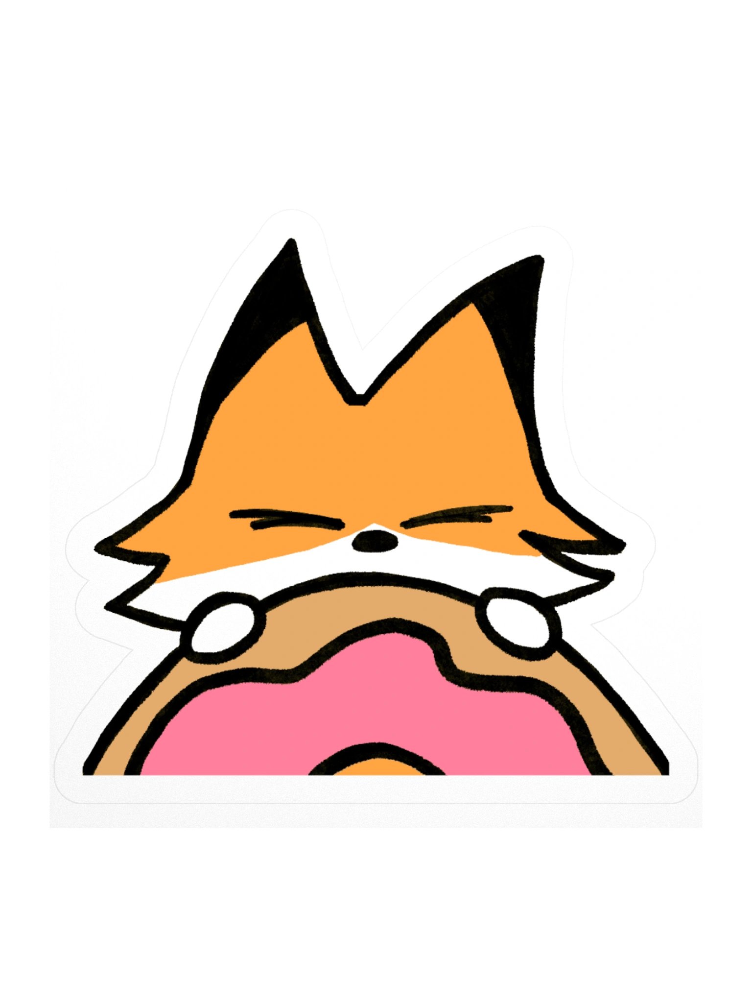 ALITTLEOUBI Peekaboo Donut Sticker product image (3)