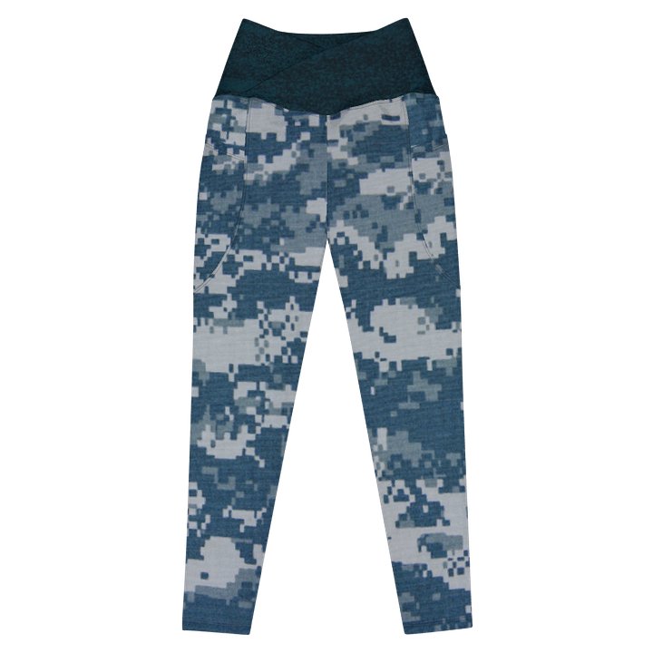 U.S. Navy Camouflage Crossover Leggings product image (1)