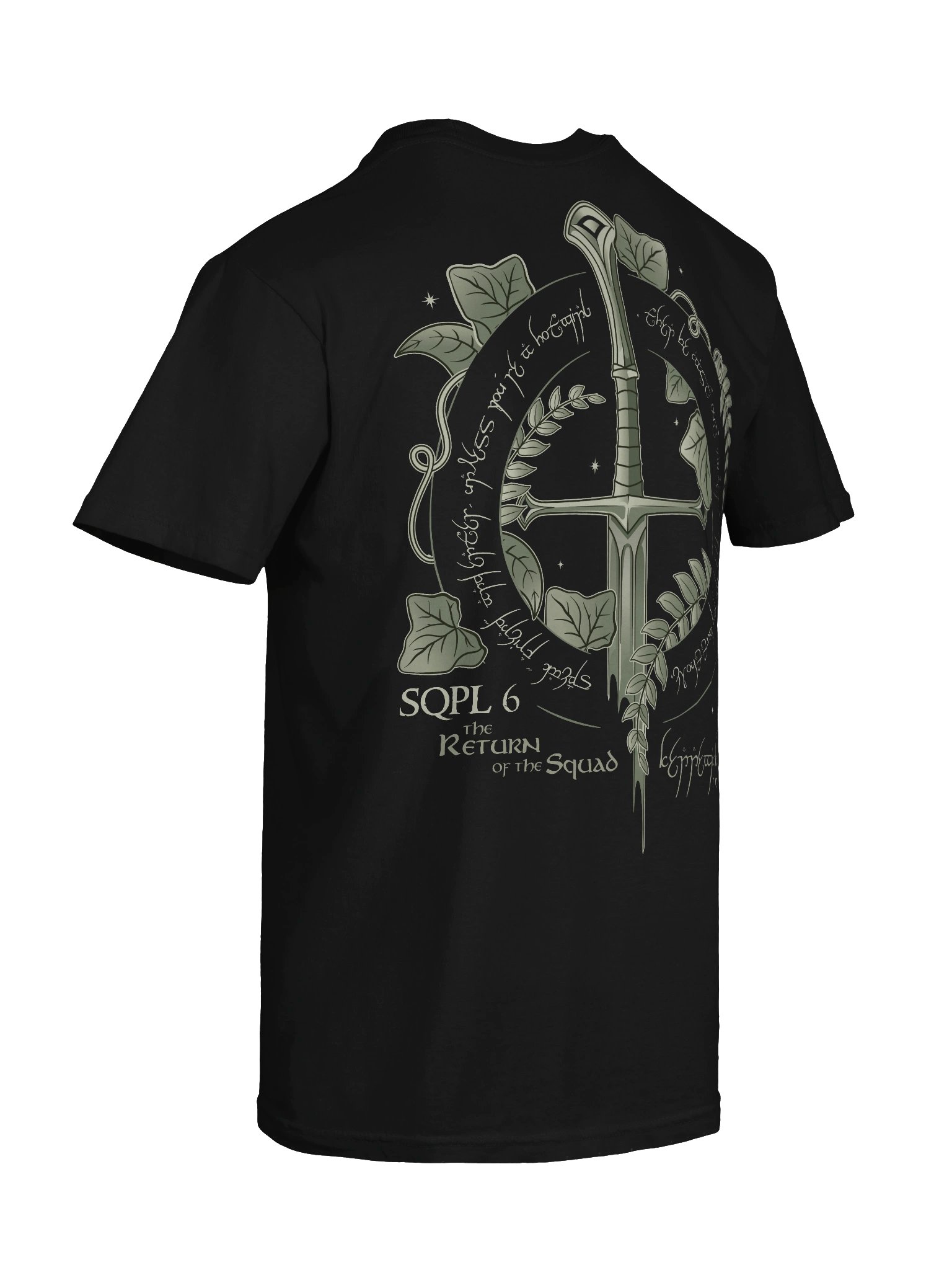 Squad of the Rings: SQPL 6 Tee Black product image (10)