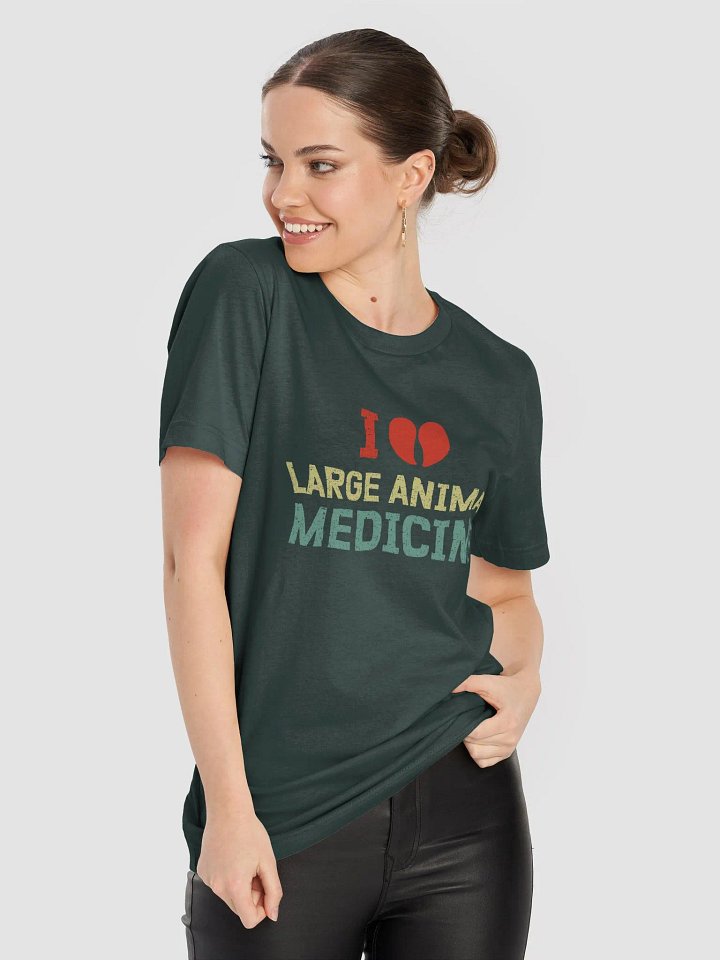 "I love large animal medicine" t-shirt product image (2)