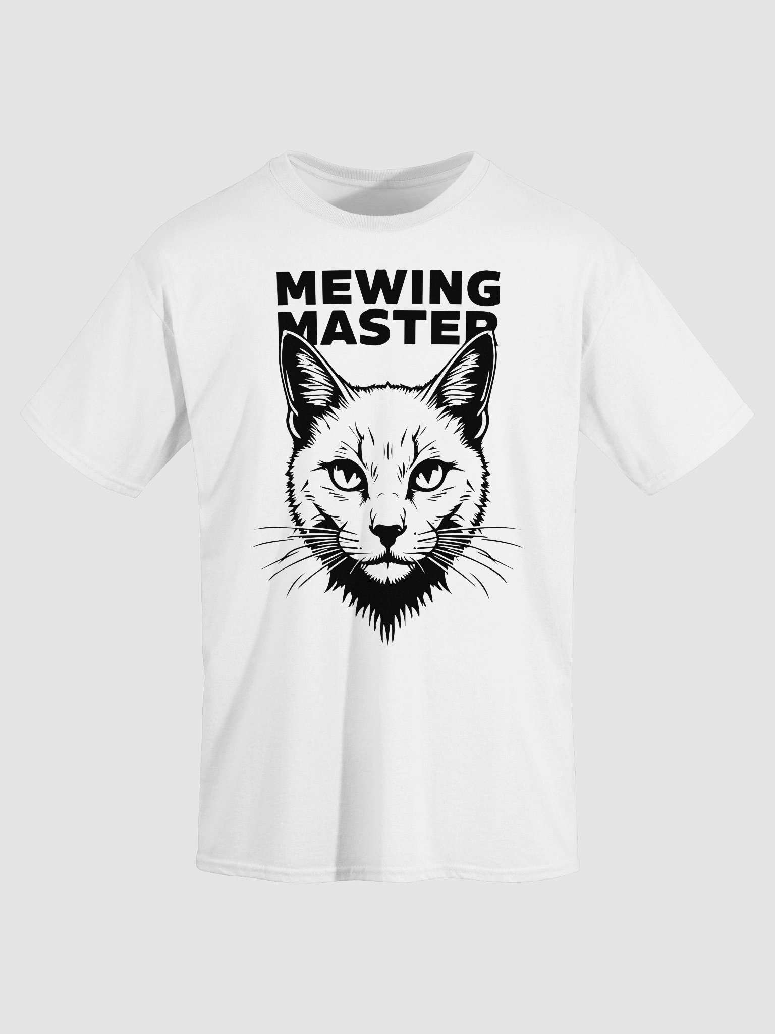 Mewing Master Cat T-Shirt product image (3)