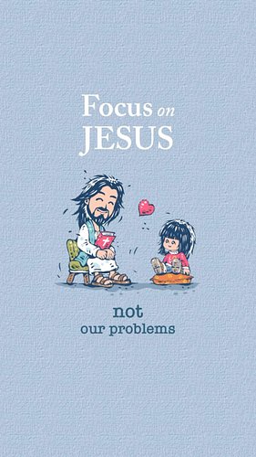 Instead of focusing on our problems... 
🔎 Let’s focus on JESUS.

Instead of listening to our fears... 
🎧 Let’s listen to JESU...