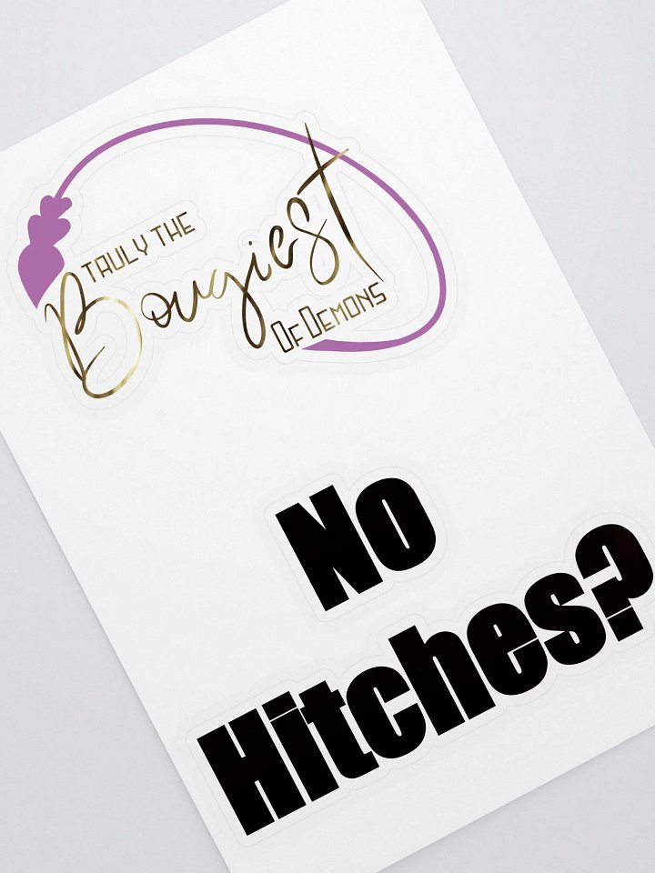 Bougiest of Demons and No Hitches? Stickers product image (1)