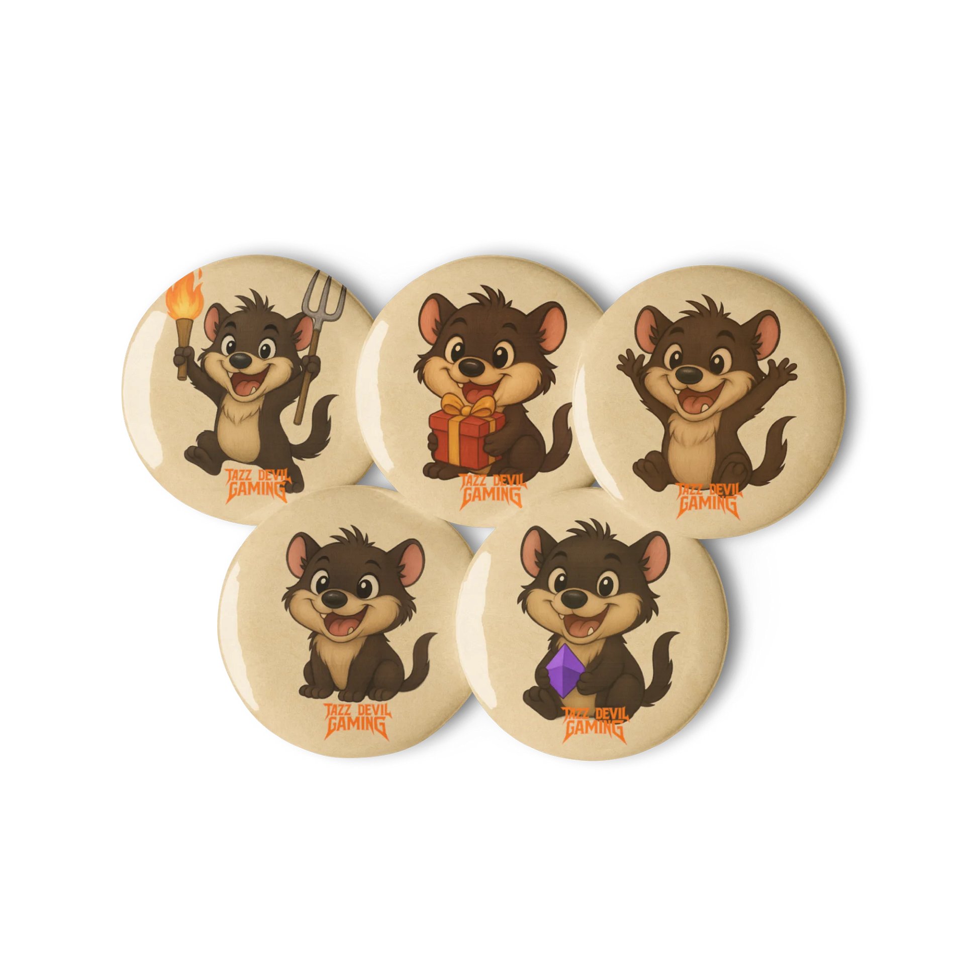Chibi Tazz Devil Pins product image (3)