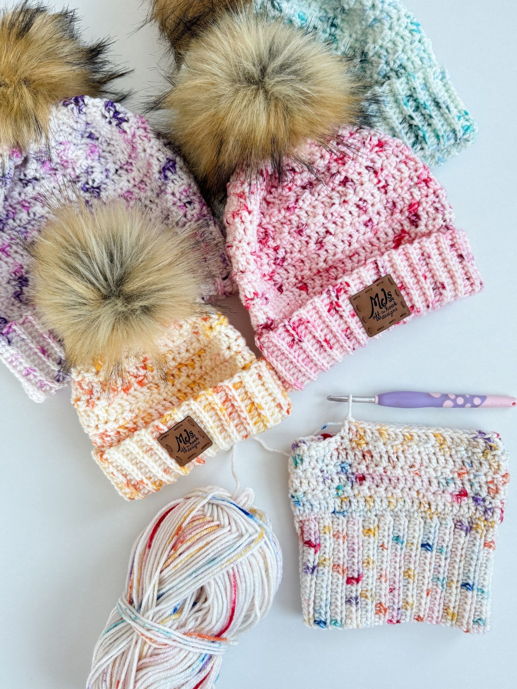 Snowy Season Beanie Crochet Pattern product image (6)