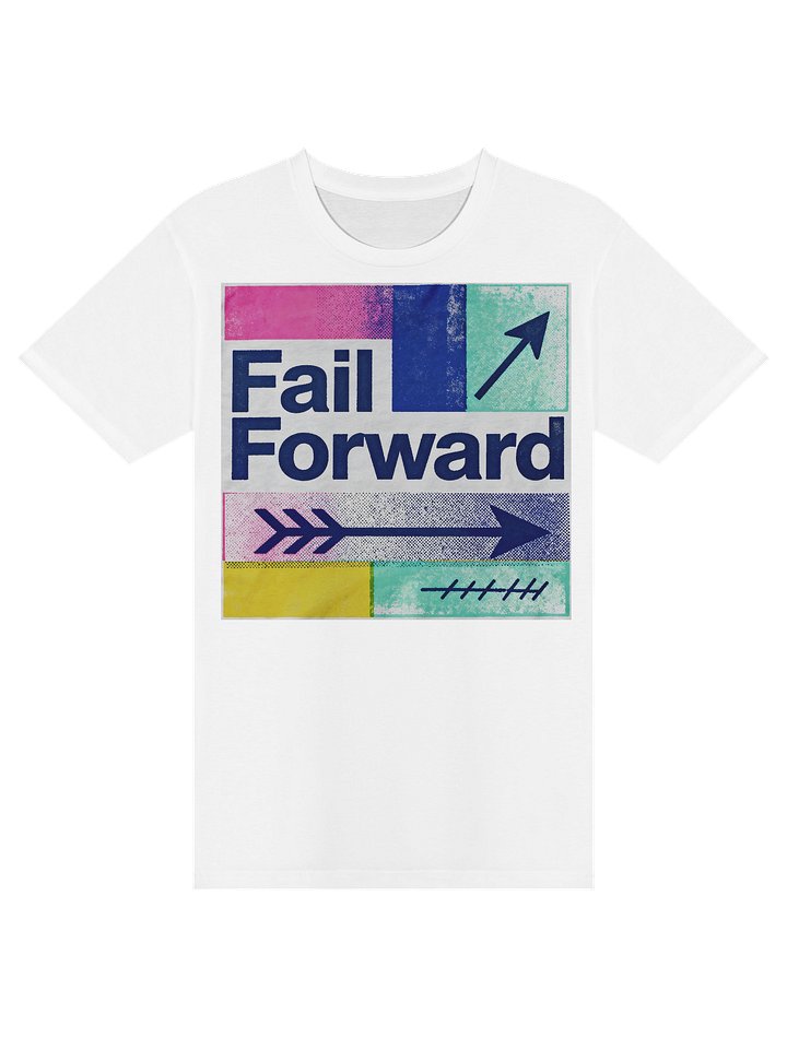 Fail Forward Color T-shirt product image (1)