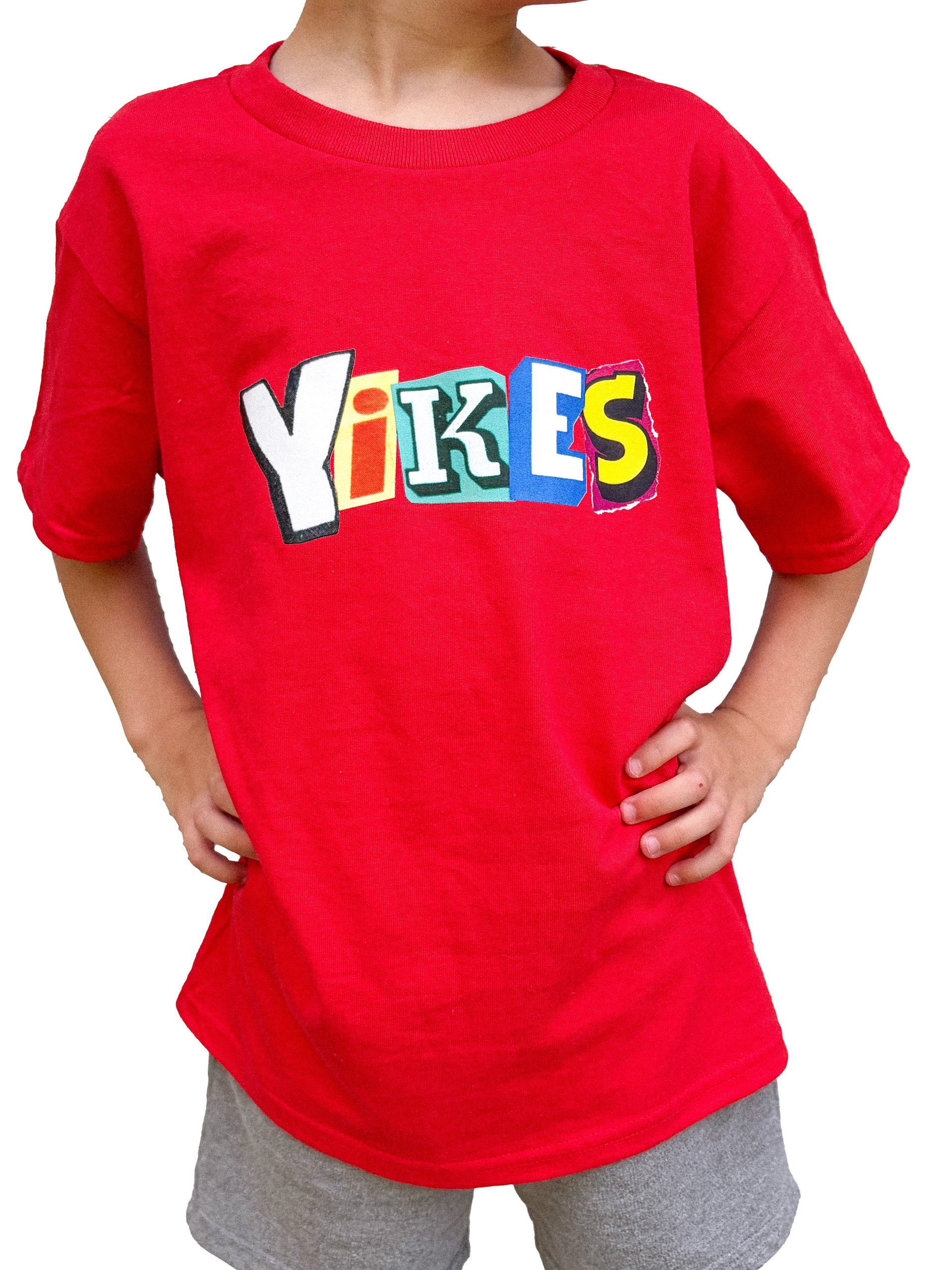 Kids Red Yikes Tee product image (3)