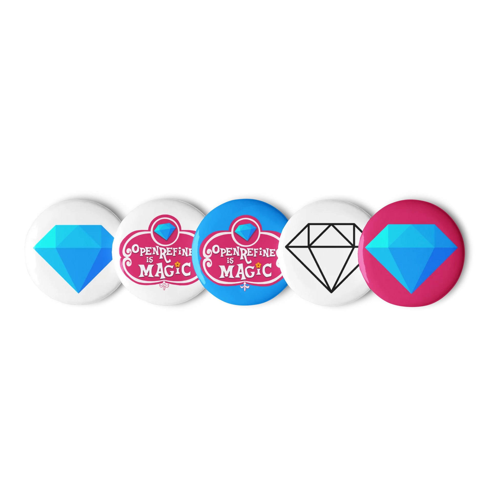 Set of Pin Buttons (5) product image (1)