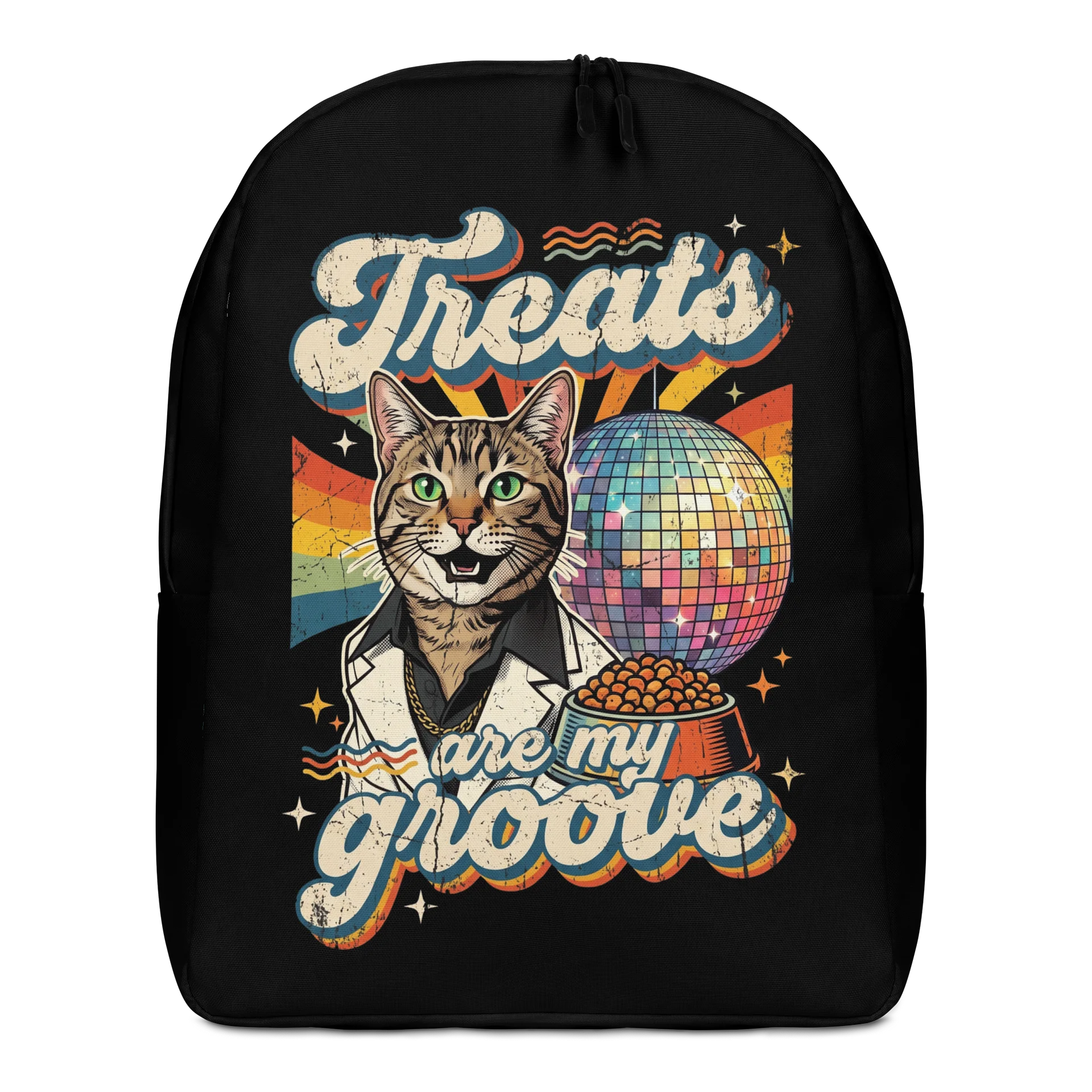 Treats are my Groove, Disco Kitty Cat Back Pack product image (1)