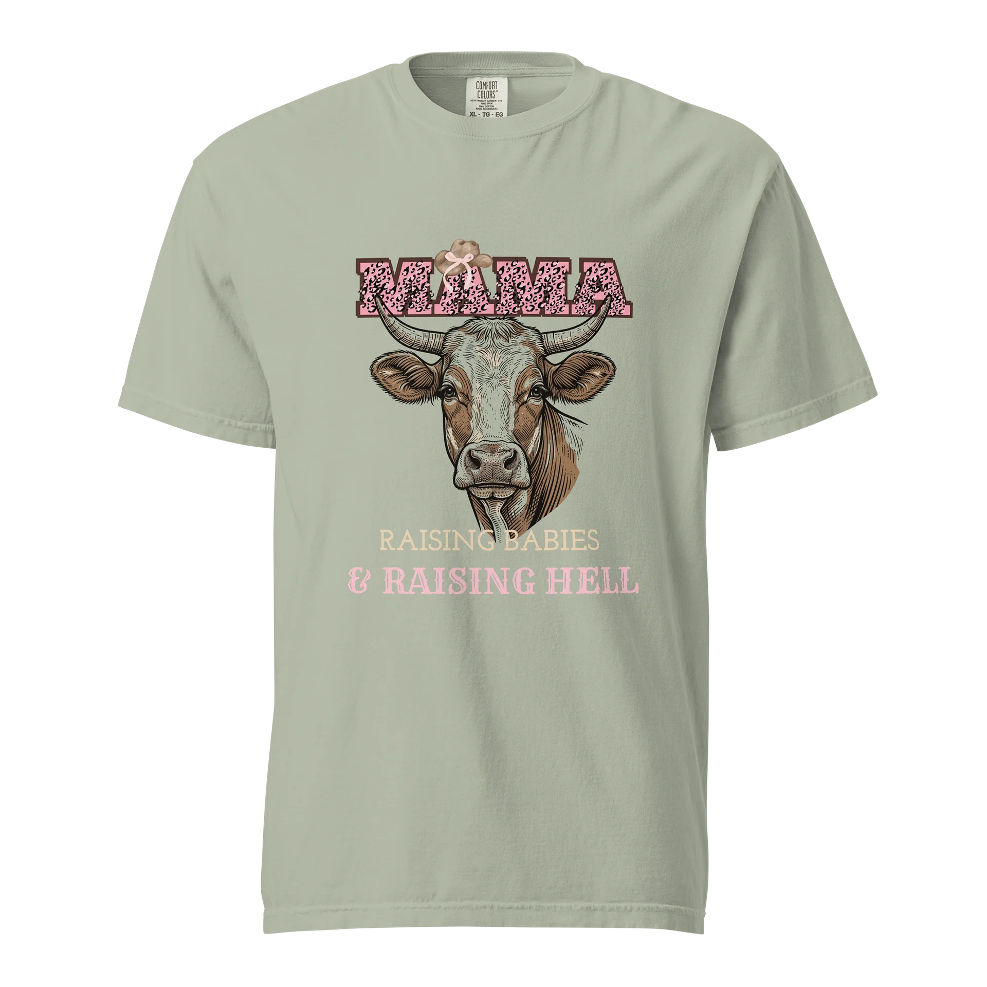 Raising Babies & Raising Hell Graphic Tee 🤠🐮💕 product image (4)