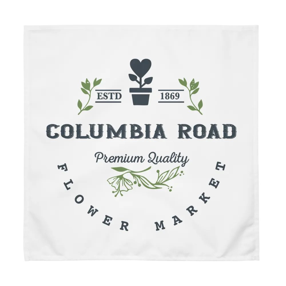 Columbia Road Market Botanical Cloth Napkin Set of Four (Logo) product image (2)