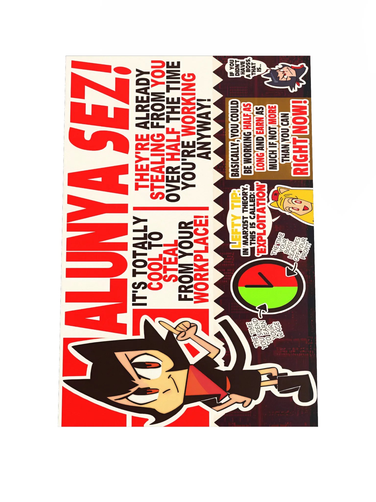Alunya and Rodina - “Alunya Sez!” Poster product image (1)