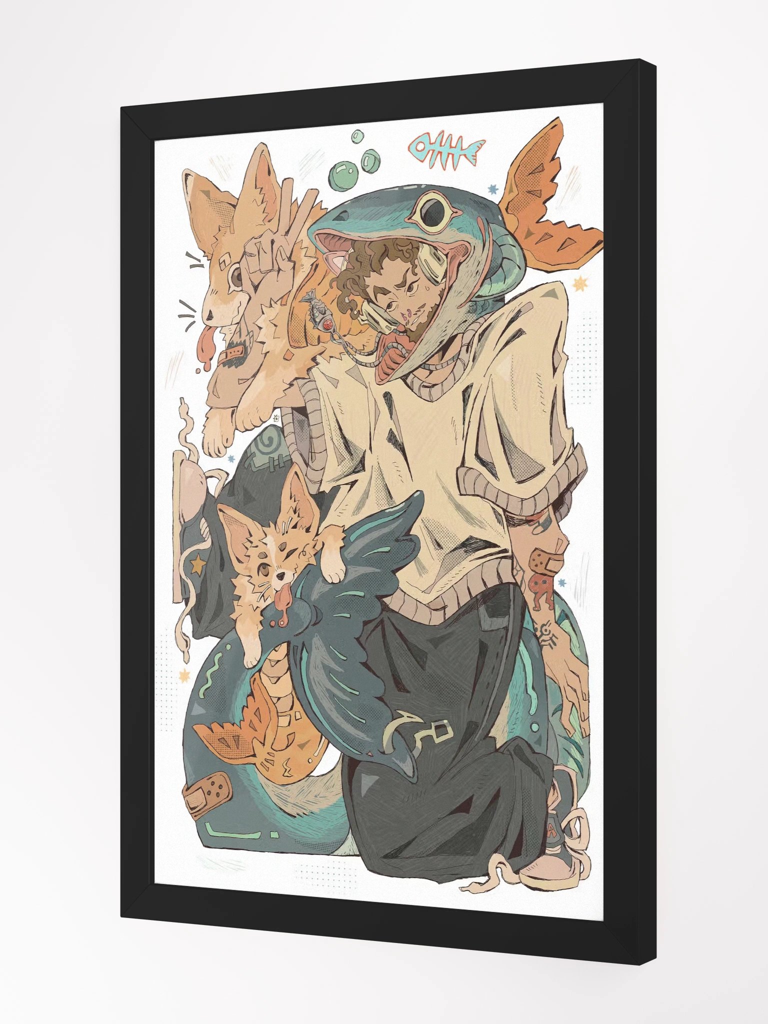 Off the Hook - Framed Poster product image (2)