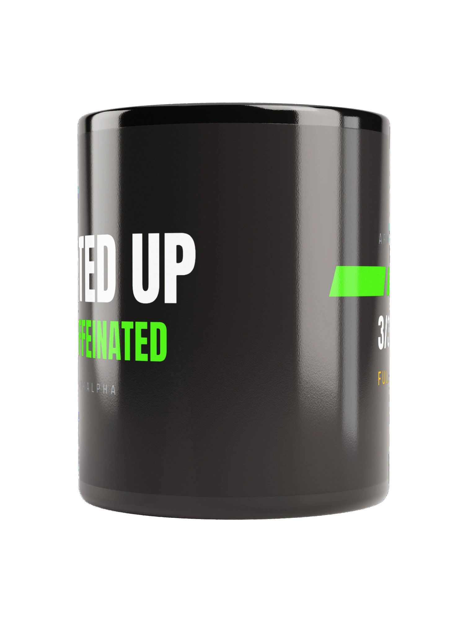 DA - PLATED UP & CAFFEINATED COFFEE MUG product image (3)