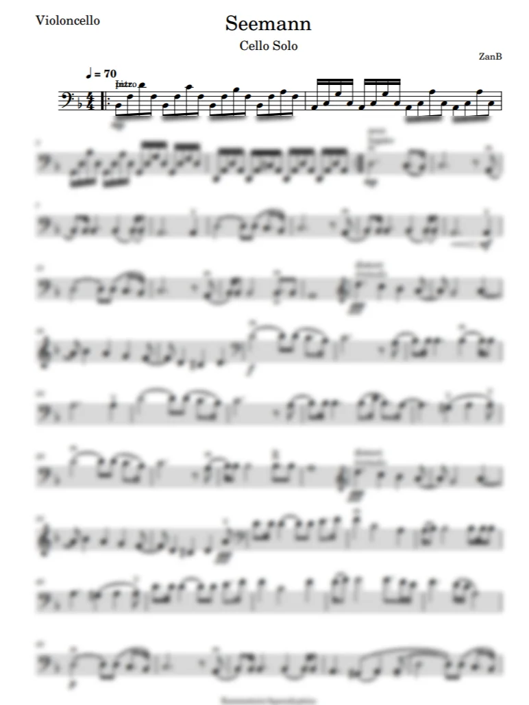 Rammstein - Seemann (Cello Solo) product image (1)
