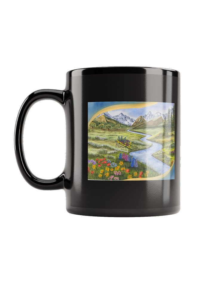 Paradise Black Glossy Mug product image (1)