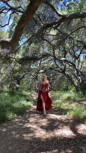 I finally finished my Mor cosplay and heading to the @dragonsanddreamsevents summer fantasy soirée 🖤 
.
#fantasy #bookish #ro...