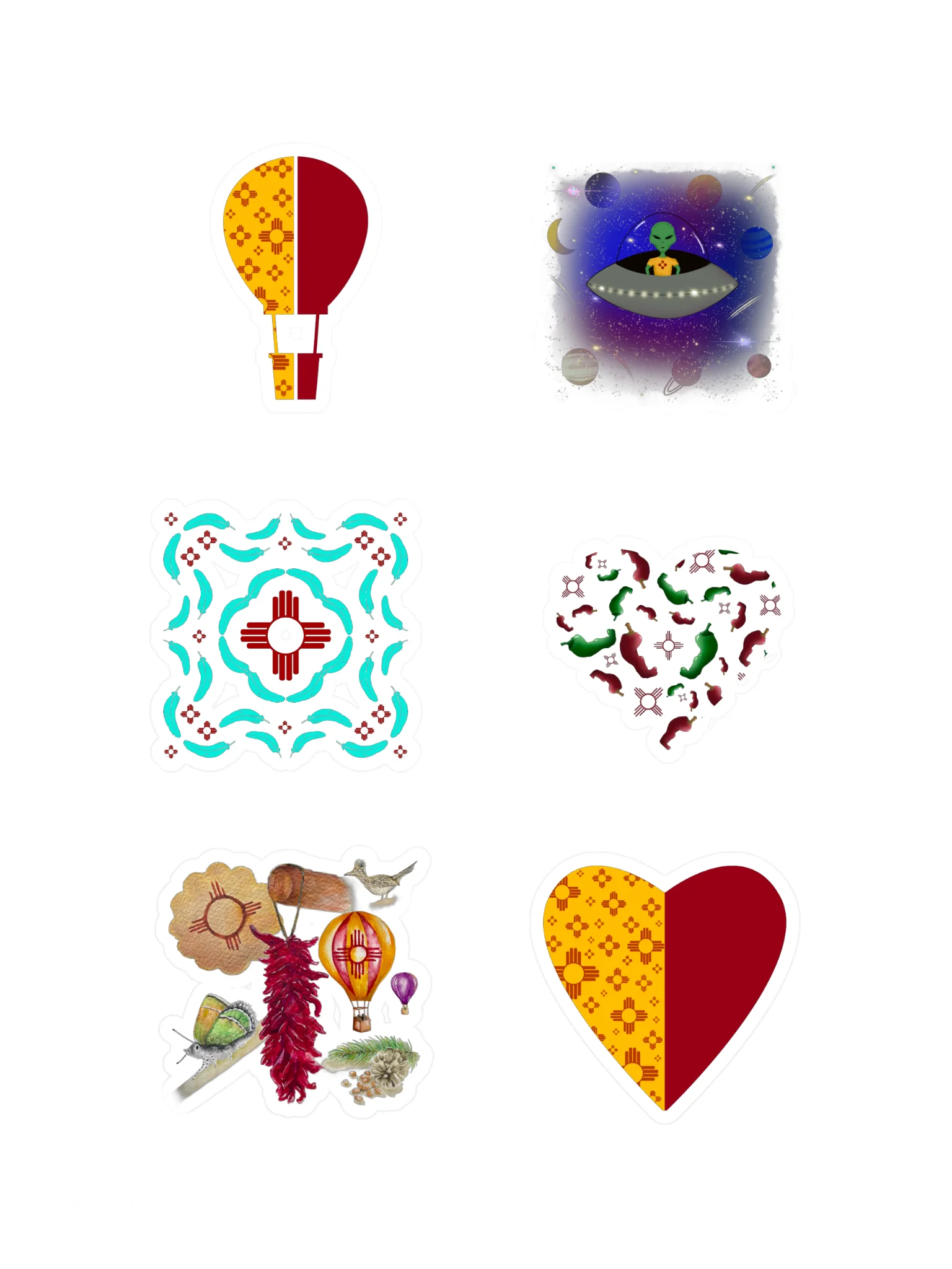 New Mexico Love Sticker Sheet product image (3)