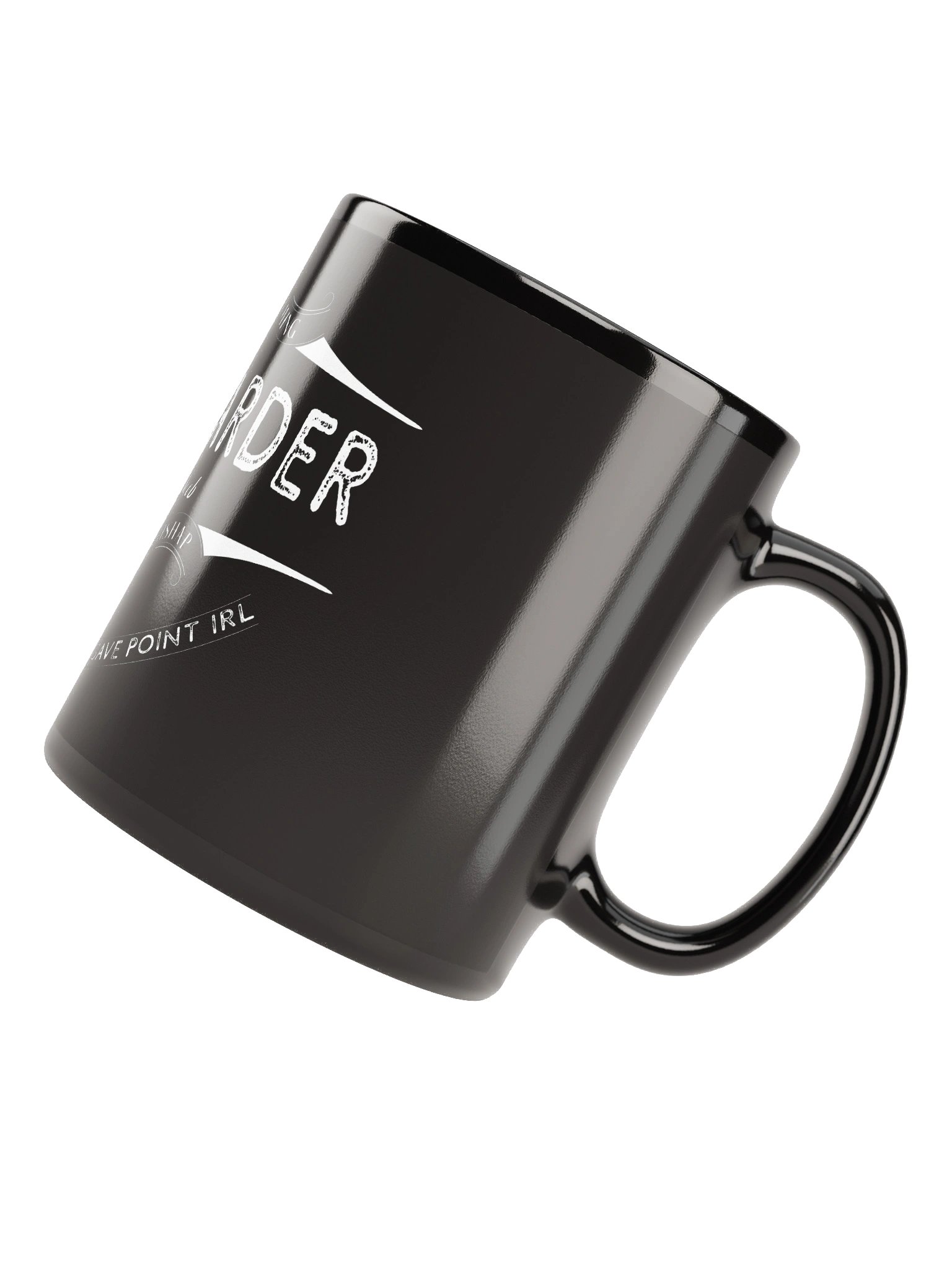 Nerd Harder or Die a n00b Mug (Black) product image (11)