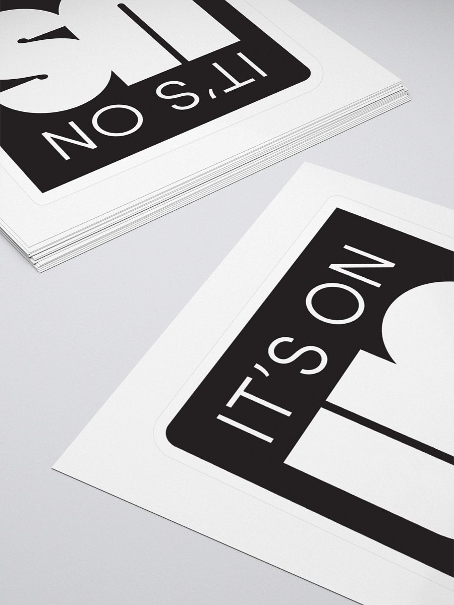 It's On Us Logo Sticker - Medium product image (4)