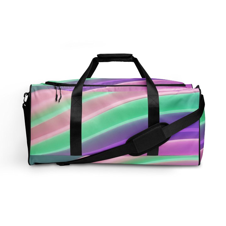 Neon Wave Dream All-Over Duffle Bag product image (1)