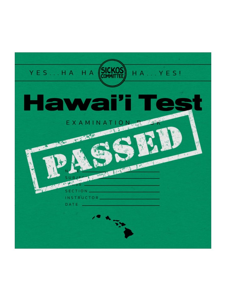 Hawai'i Test Sticker (New version) product image (1)