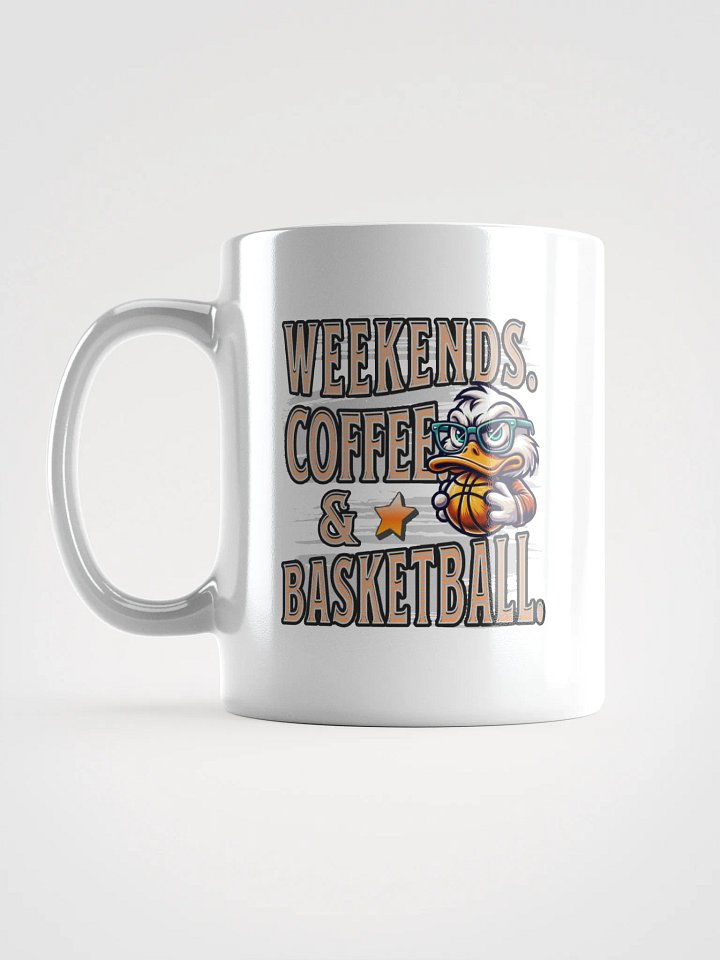 Weekends Coffee And Basketball Duck Vibes Mug product image (1)
