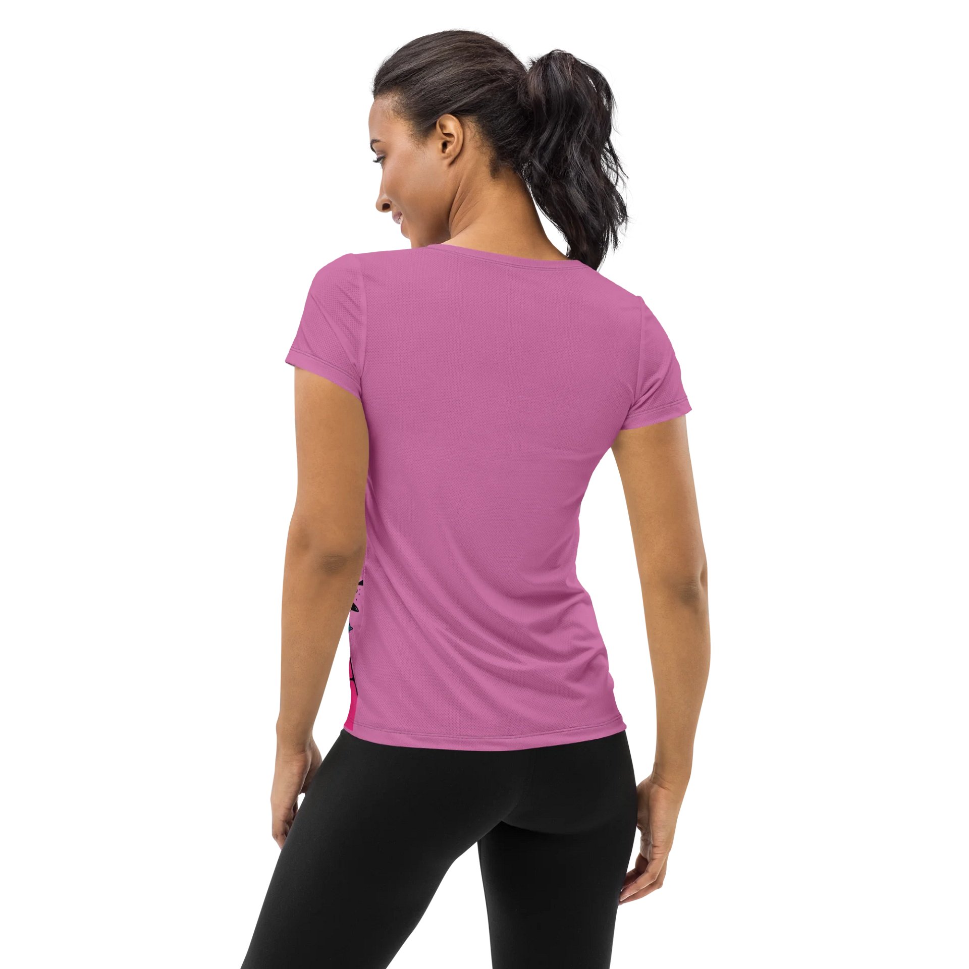 Pink Power Women's Athletic Tee product image (2)