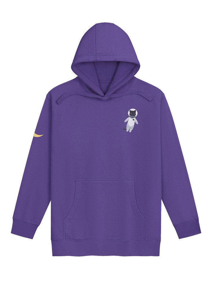 Sleepy Space Kitty Pullover Hoodie product image (2)