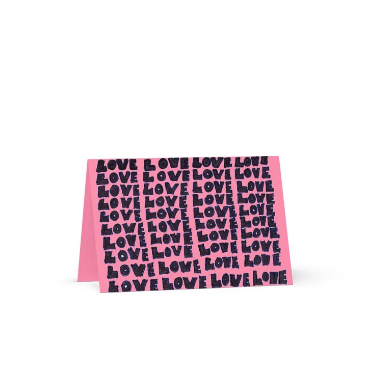 Love Greeting Card (pink) product image (2)