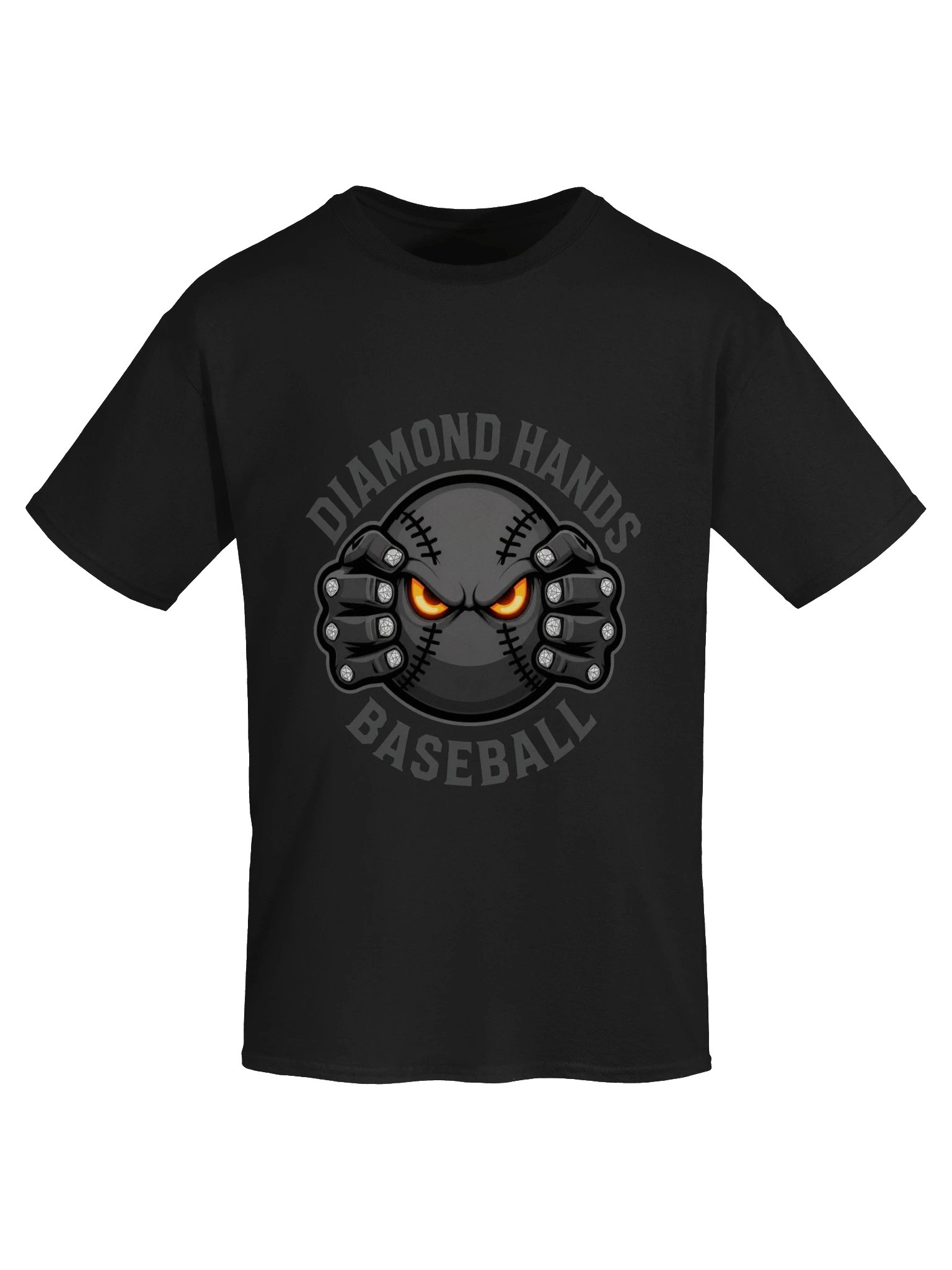 Diamond Hands Baseball Stealth Tee product image (5)