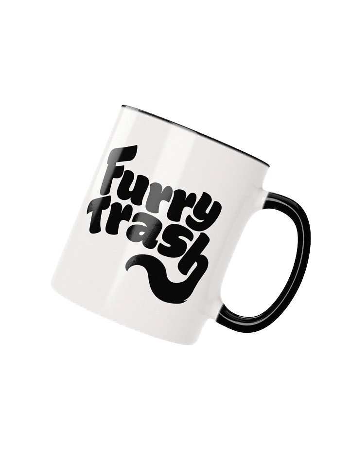 Furry Trash Mug - Bubble Logo (Black) product image (62)