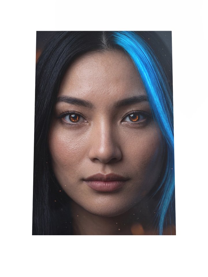 Blue-Streak Portrait Poster product image (1)