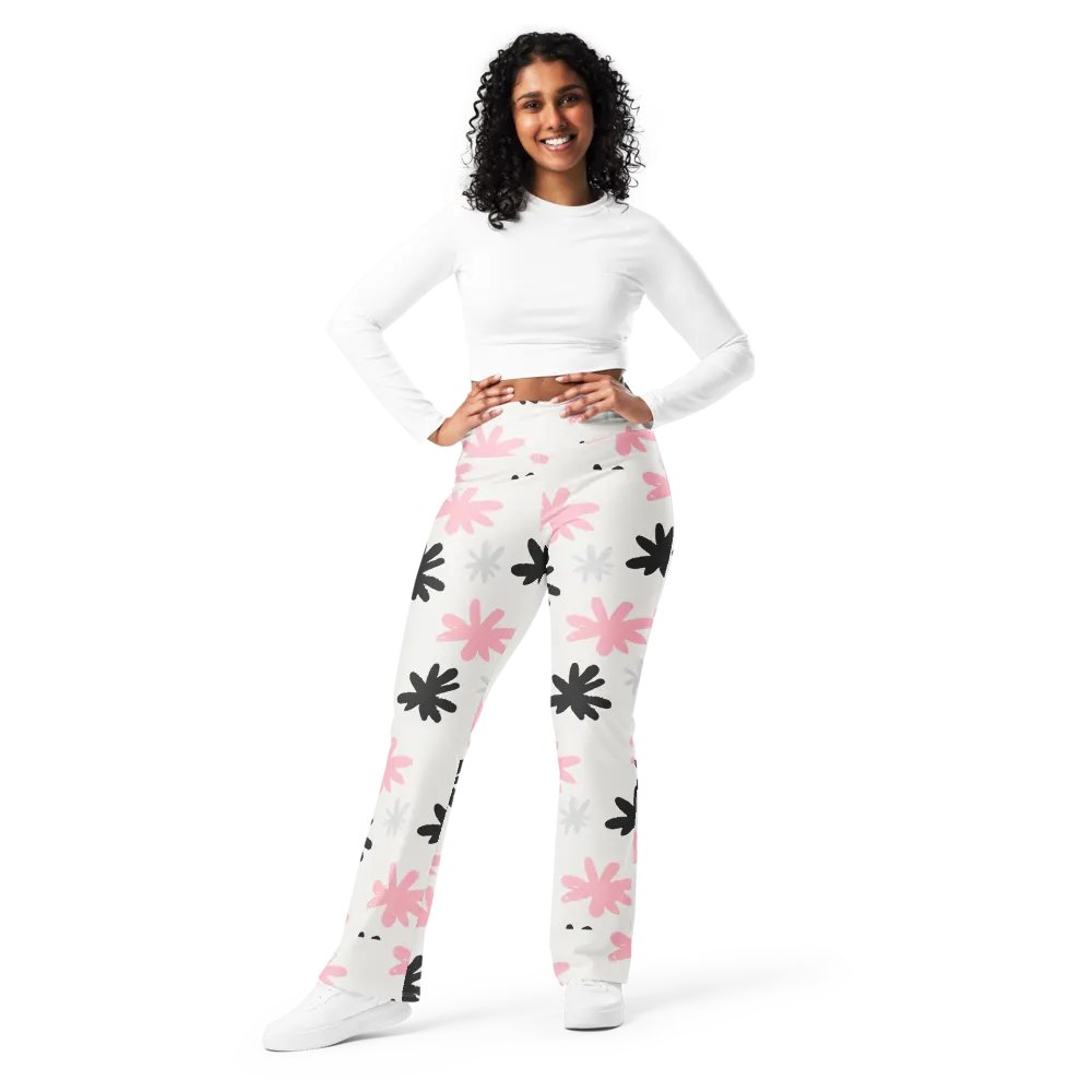 Flower pattern Flare Pants product image (1)