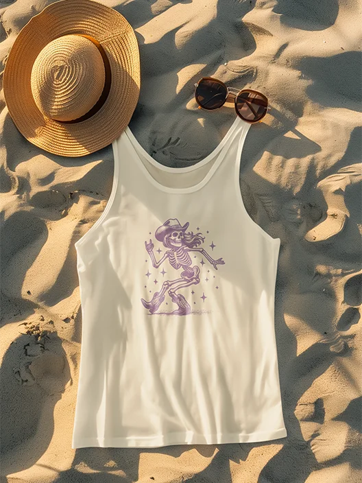 Cowgirl Shakin' Bones Tank Top product image (9)