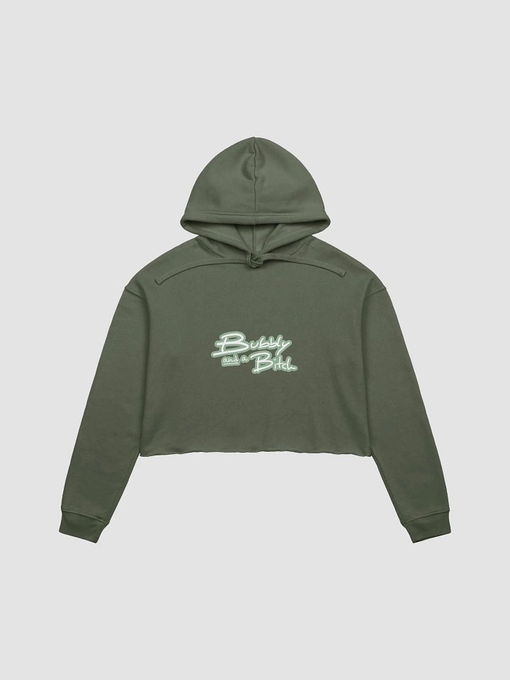 Bubbly and a B*tch (lined design, #96B697) fleece cropped hoodie product image (14)