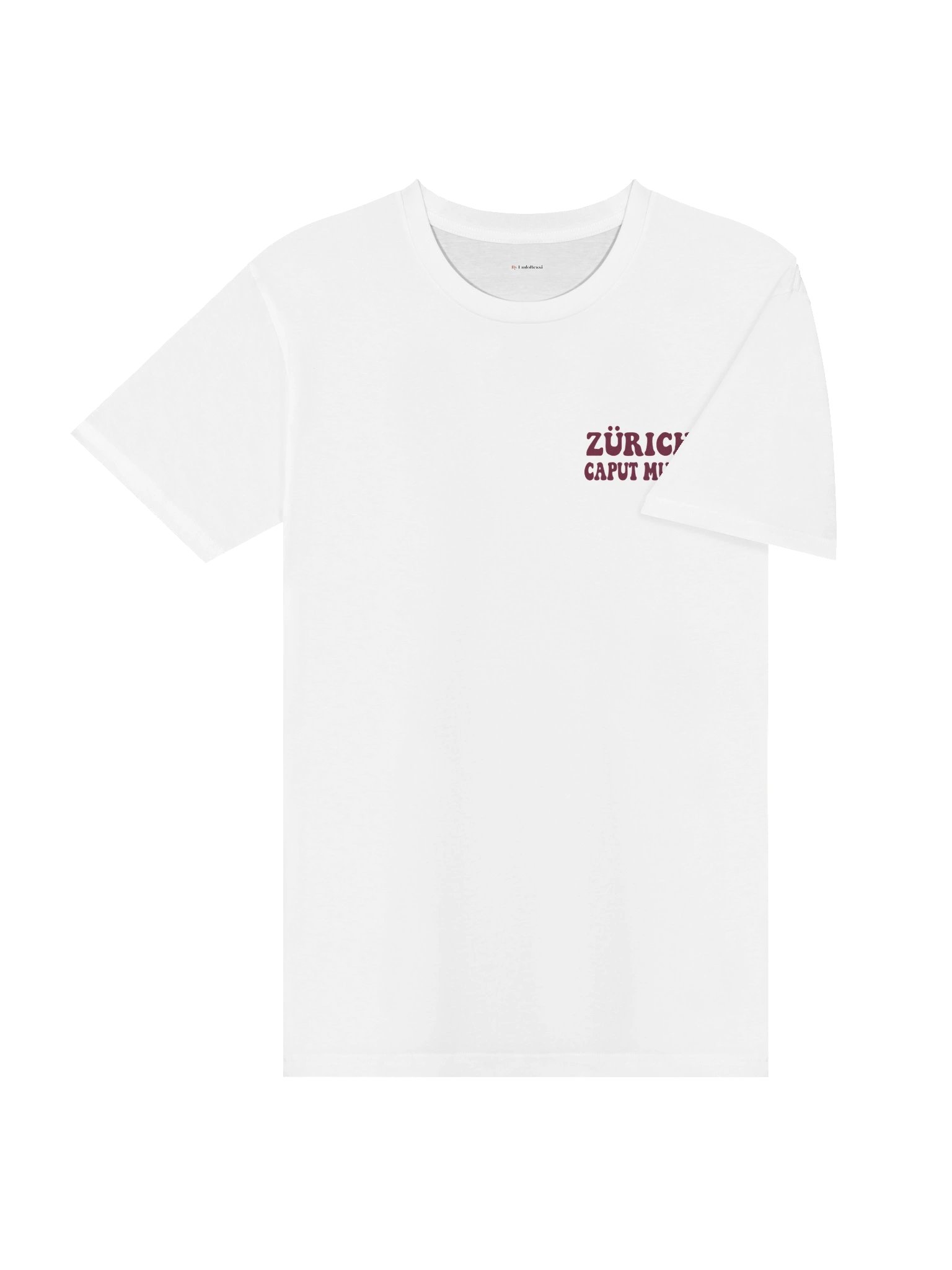 T-shirt Standard Fit Zurich Caput Mundi Bordeaux product image (6)