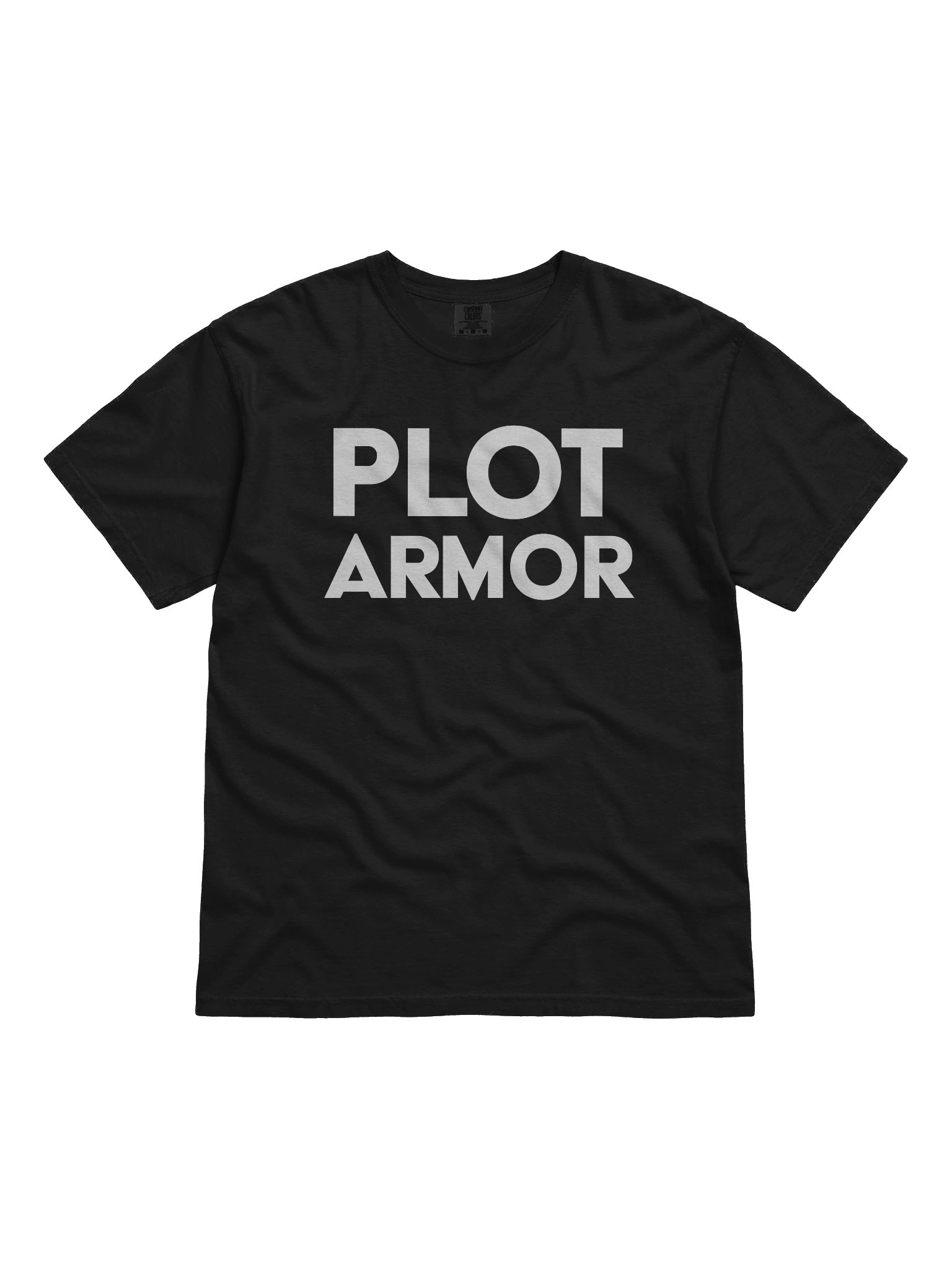 "Plot Armor" Graphic Tee Dark product image (1)