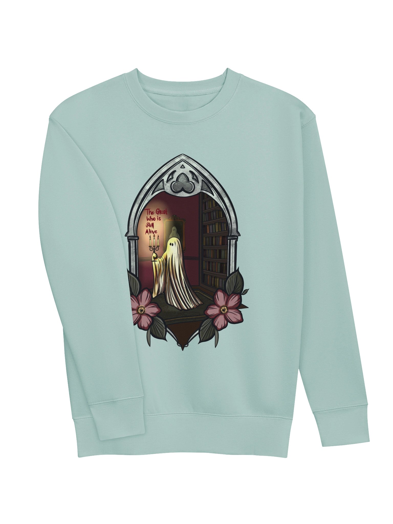 "Ghost Who Is Still Alive" Spooky Sweatshirt product image (3)