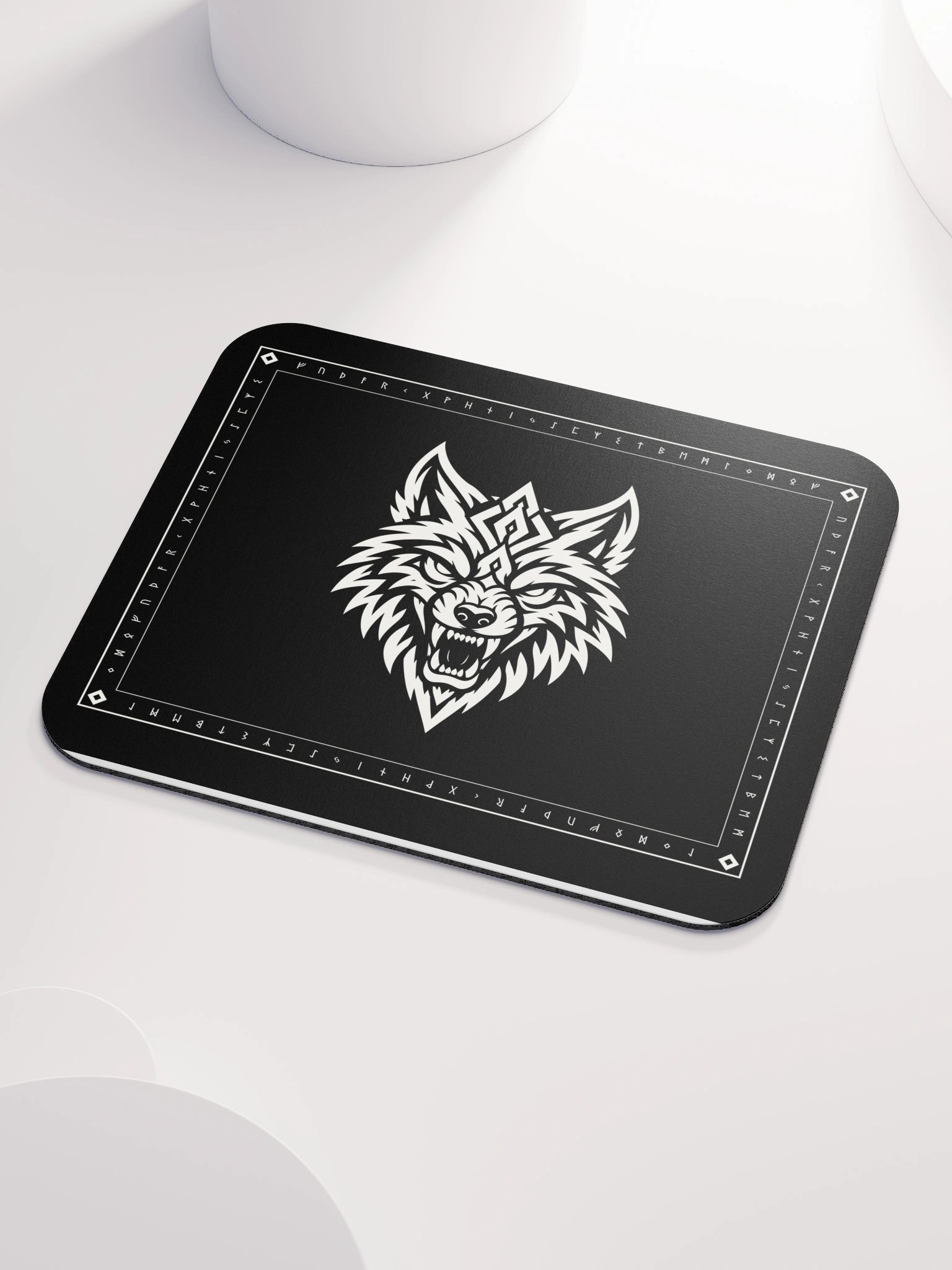 Fenrir — Bone Ink Mouse Pad product image (4)