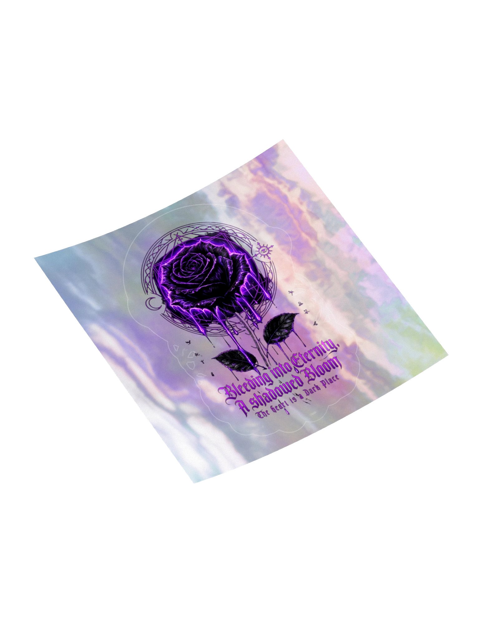 Bleeding into Eternity — Kiss-Cut Holographic Sticker Sheet product image (10)