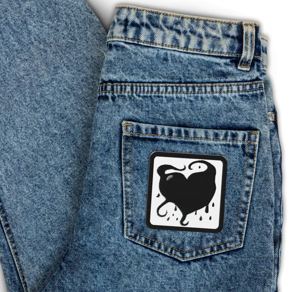 Filth Heart Embroidered Patch product image (3)
