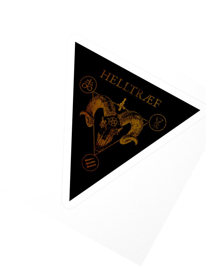 Helltraef Main Logo Triangle Sticker product image (4)