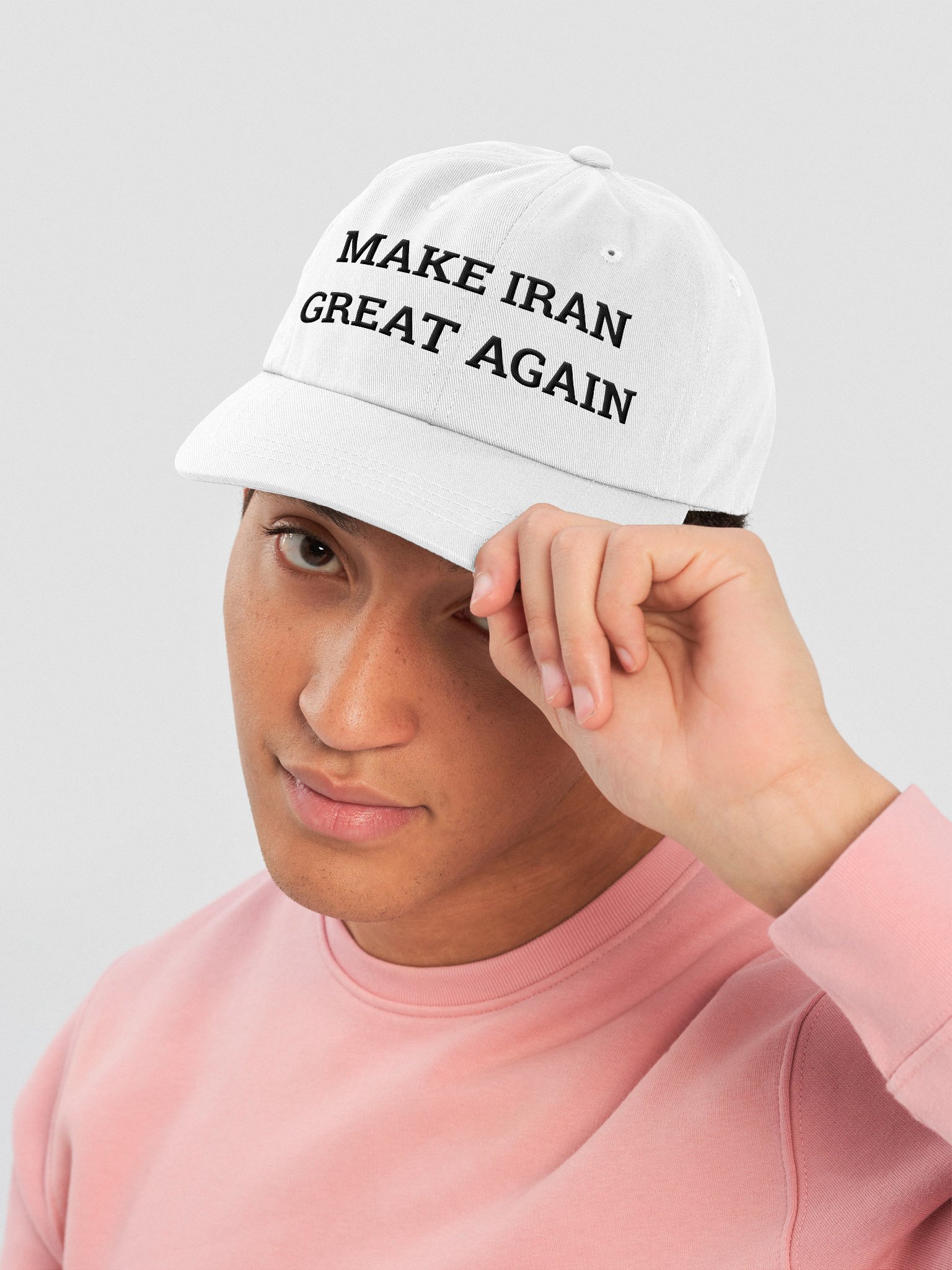 White MIGA cap/hat product image (5)