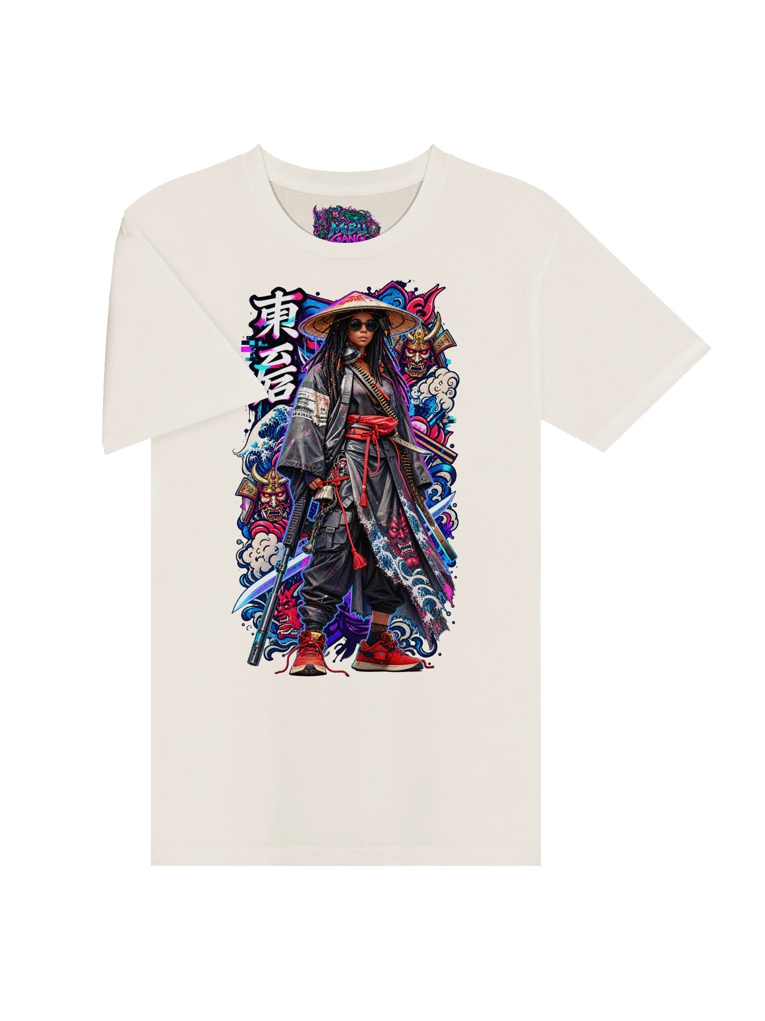 MIBU GANG Ronin Rebellion Tee | Cyberpunk Samurai Streetwear Shirt product image (11)